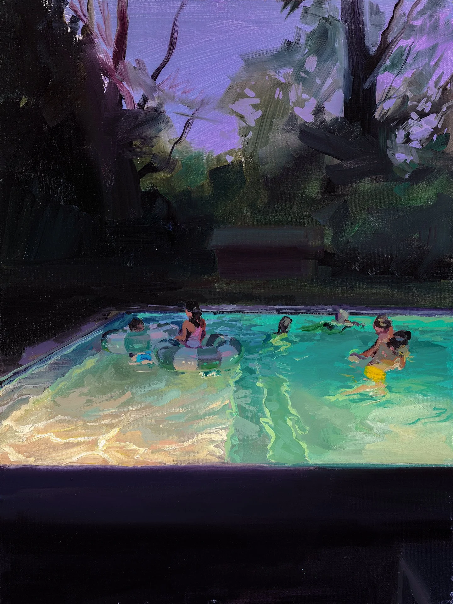 Summer Escape, 9"x12", oil on linen panel, $2200
