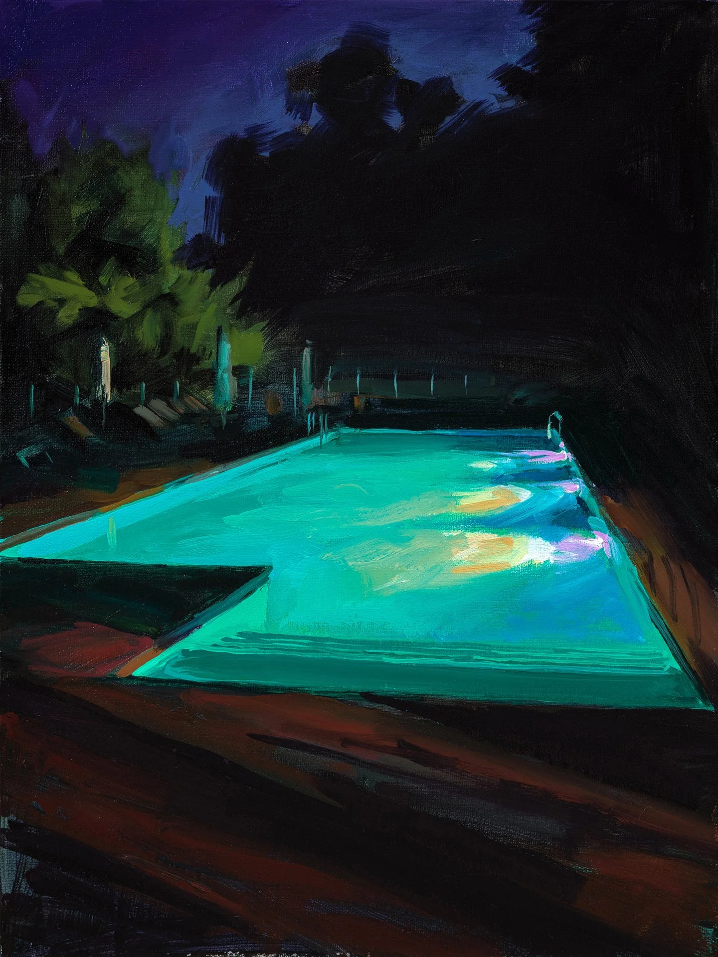 Stillness, 9"x12", oil on linen panel, $2200