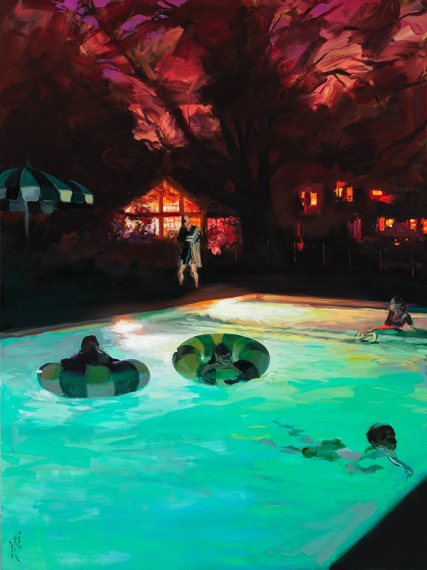 Moonlighting, Oil on Linen, 2026