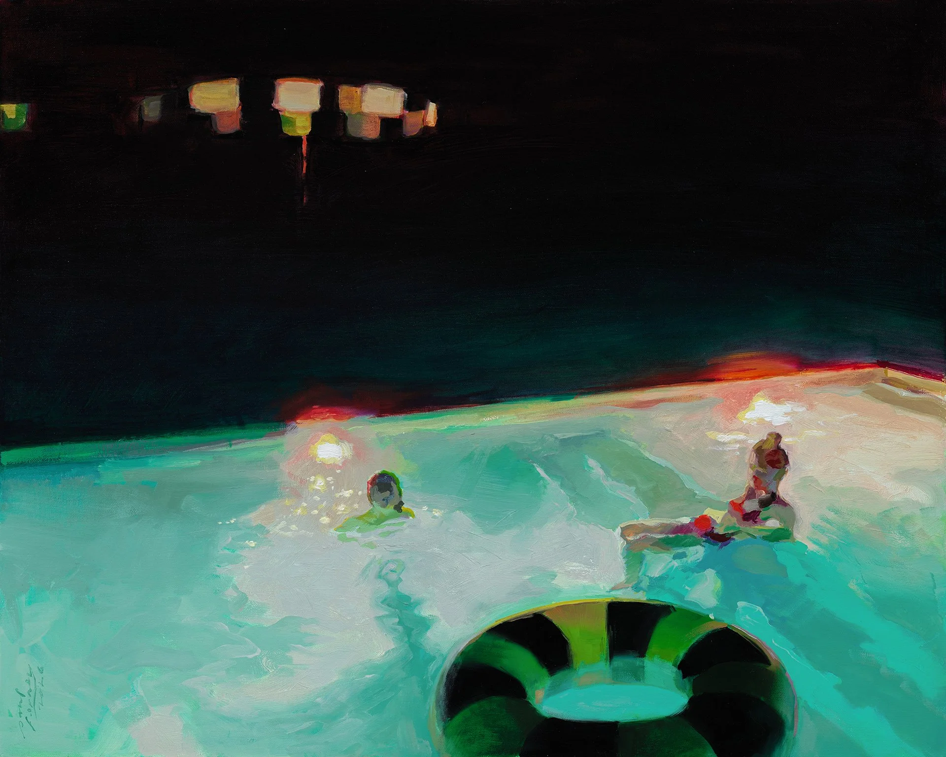 Aquamarine, 16"x20", oil on linen panel, $3300