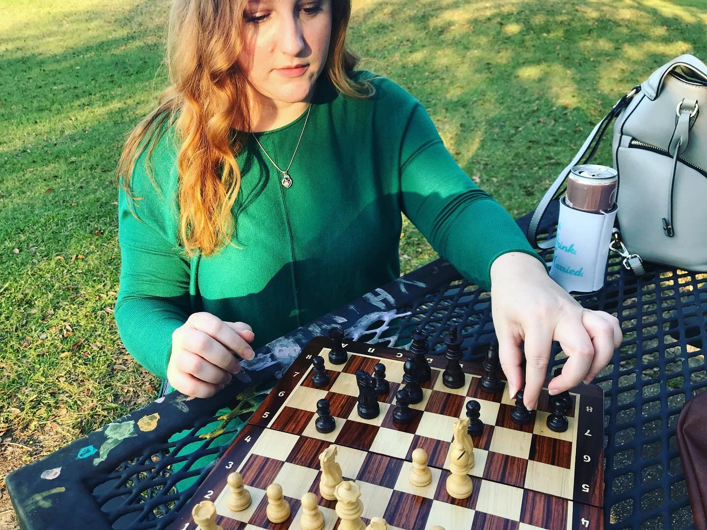 Checkmate ♟. Not really because I&rsquo;m not completely sure what I&rsquo;m doing lol. Since Matt&rsquo;s mom got me the Bobby Fischer Teaches Chess book for Christmas, one of my New Year&rsquo;s resolutions is to beat him in at least one game this 