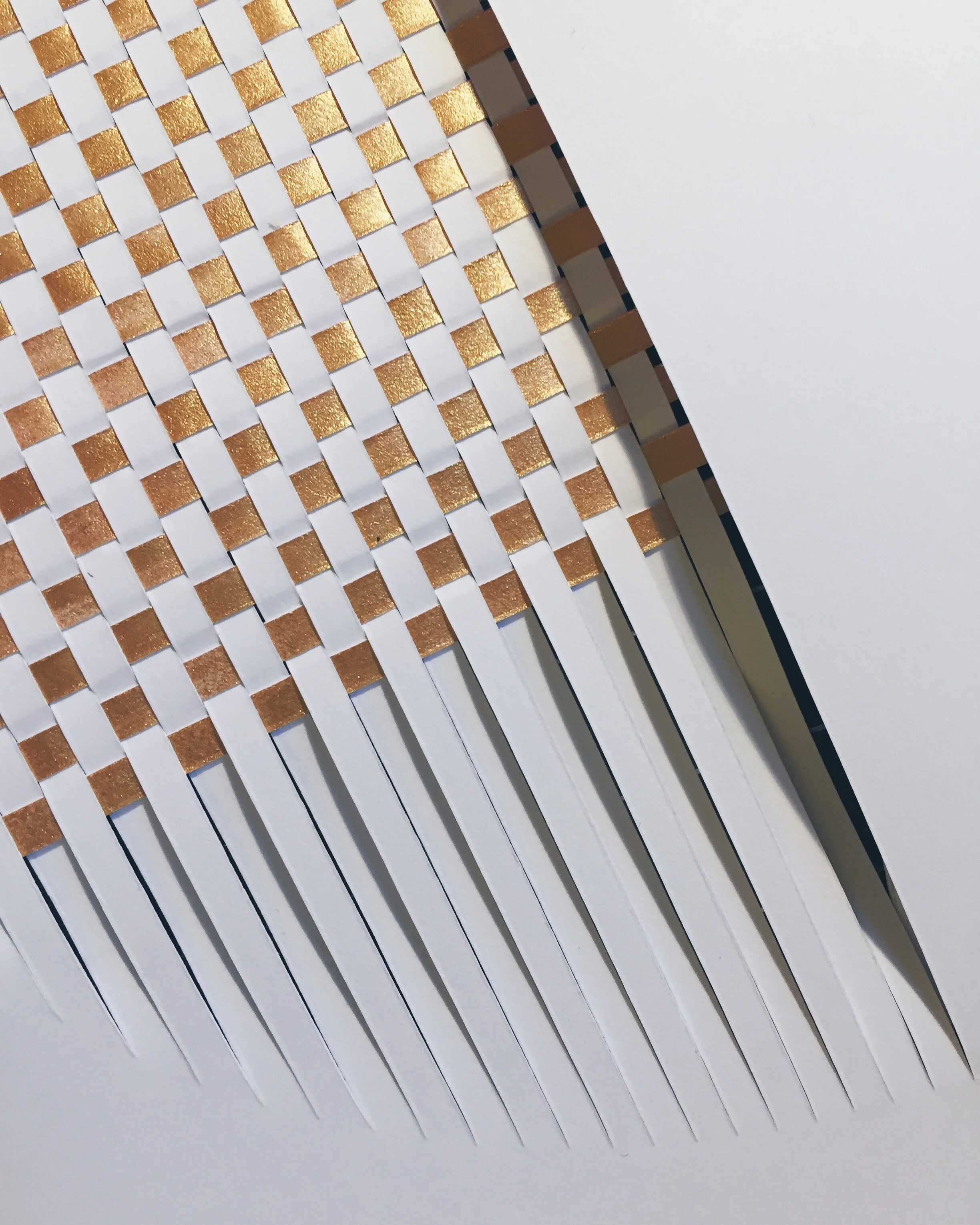 Hand-cut Paper Weaving