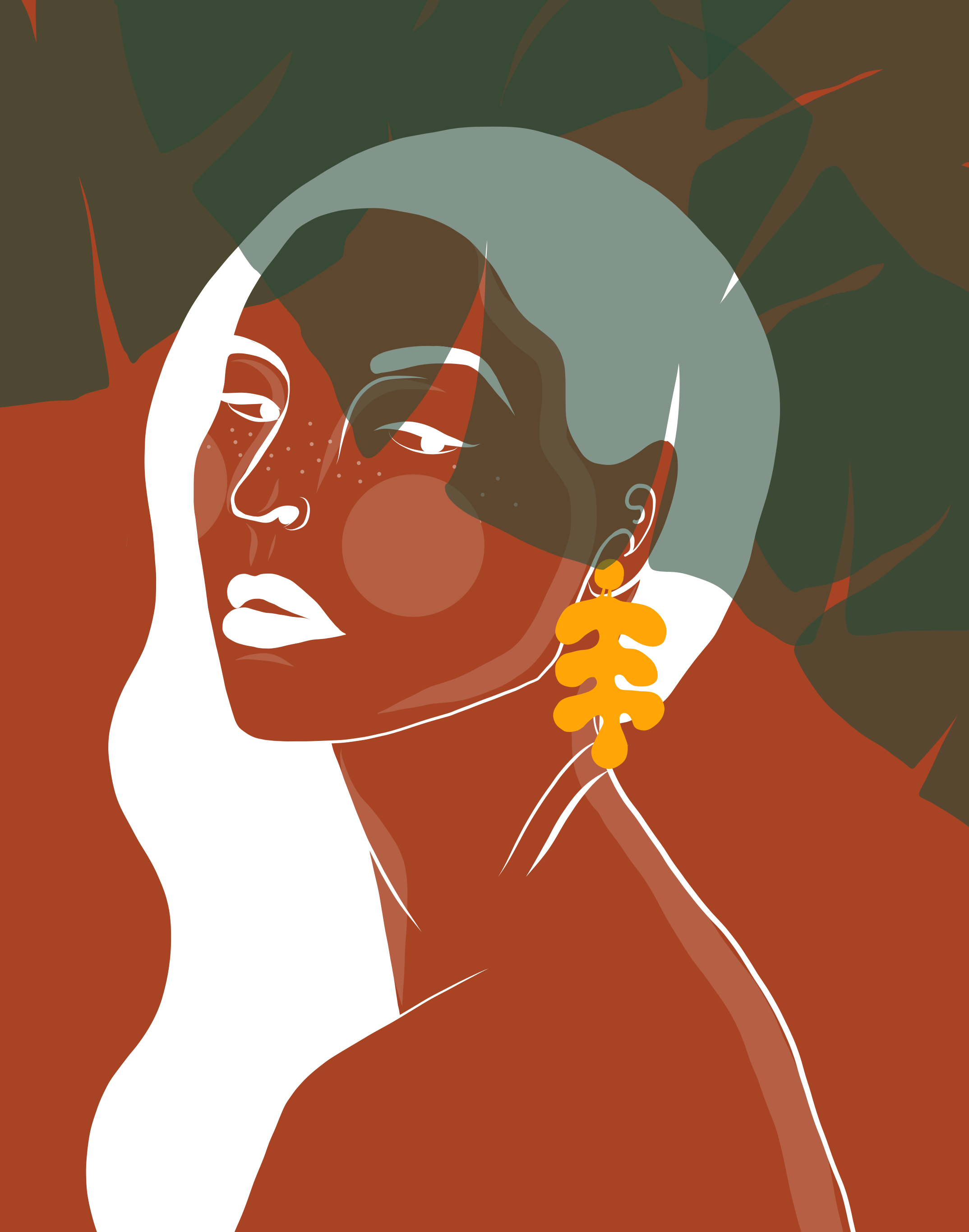Woman with Earring