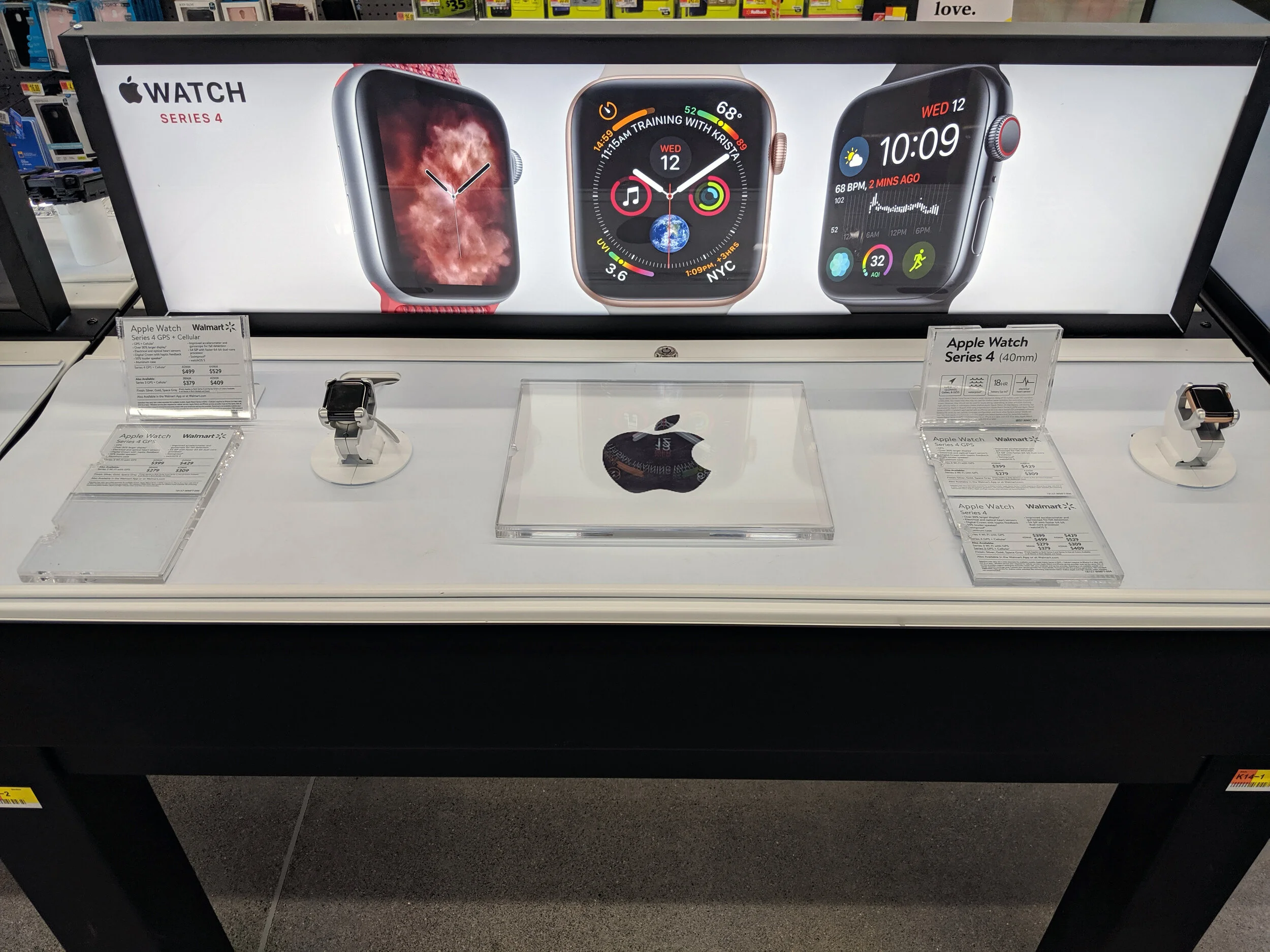 Apple Watch Display in Stores at Walmart