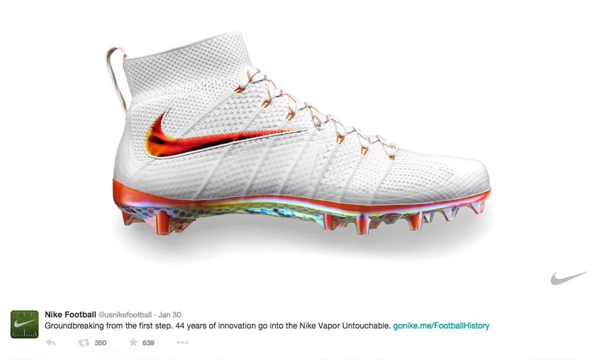 nike vapor untouchable super bowl edition