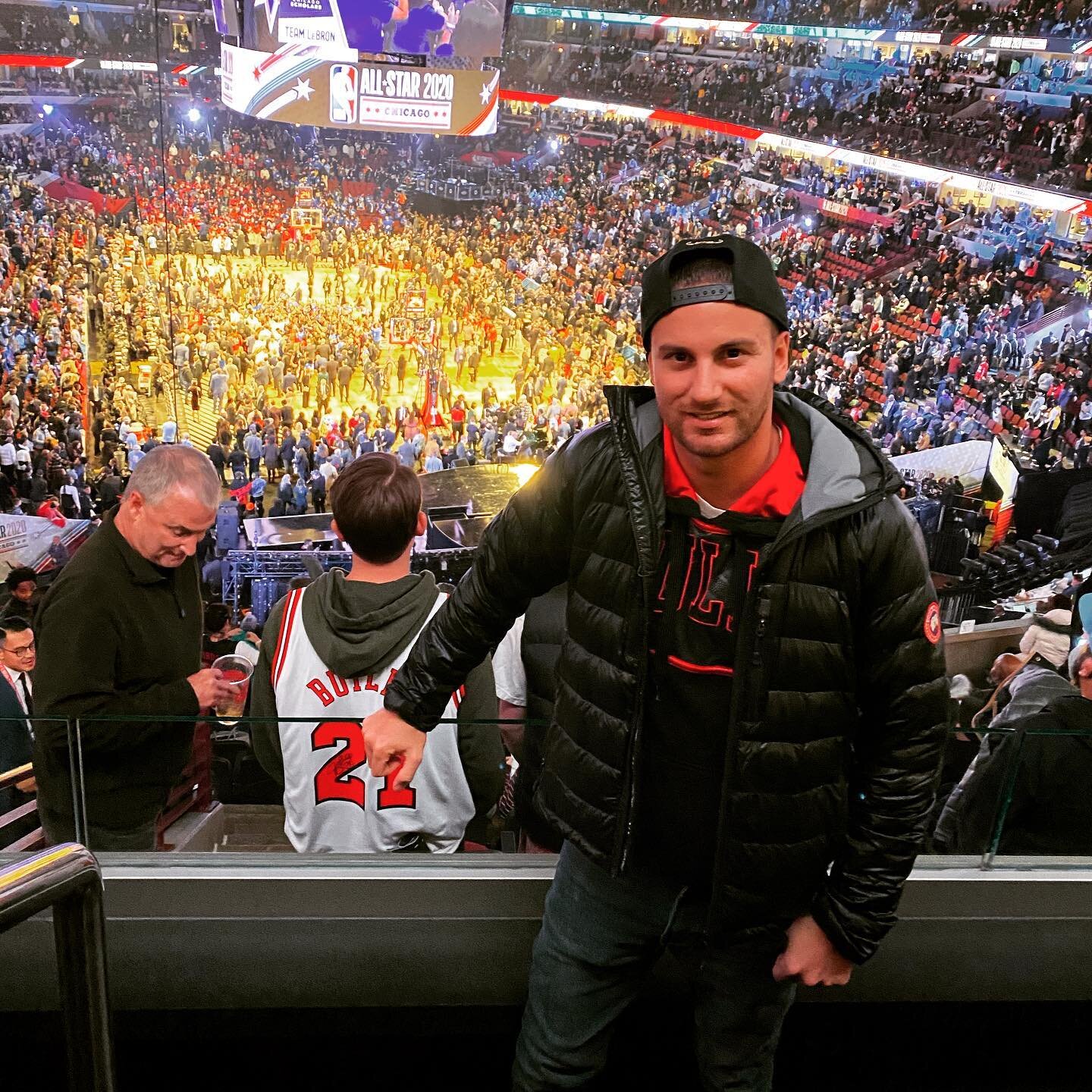 NBA All star game 2020 🏀  #Suite #bmoharris #NBA #djakib #allstarweekend #chicago #basketball #celebrity #sports #unitedcenter