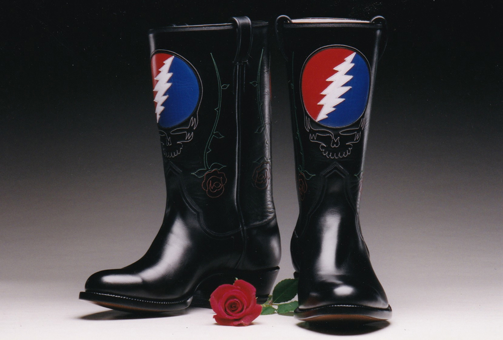 Grateful Dead Emblem Custom Boots