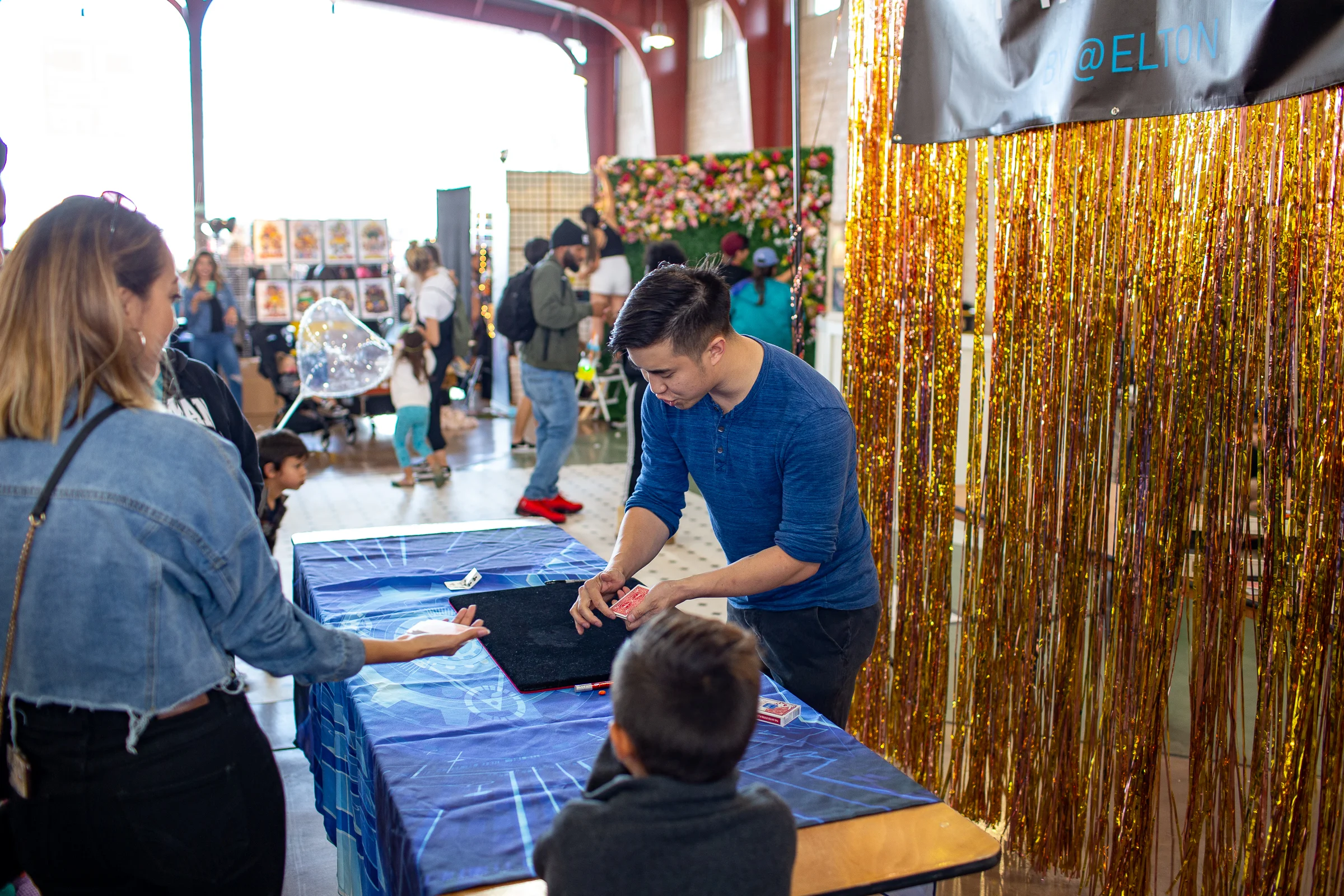Magician Elton Keung at OC Night Market. Photo by @brianmfung .