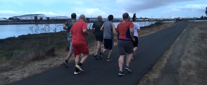 A little run from the hotel, near the Oakland airport.