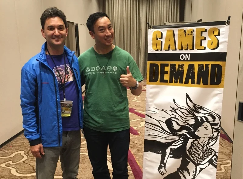 Got to meet fellow Gauntleteer Brian Vo during my various wanderings. Turns out other Gauntlet members were in the area, to be discovered after the fact.