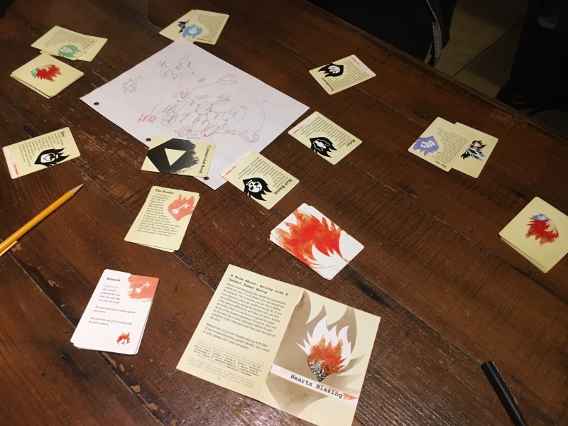 Hearts Blazing, and our relationship chart.
