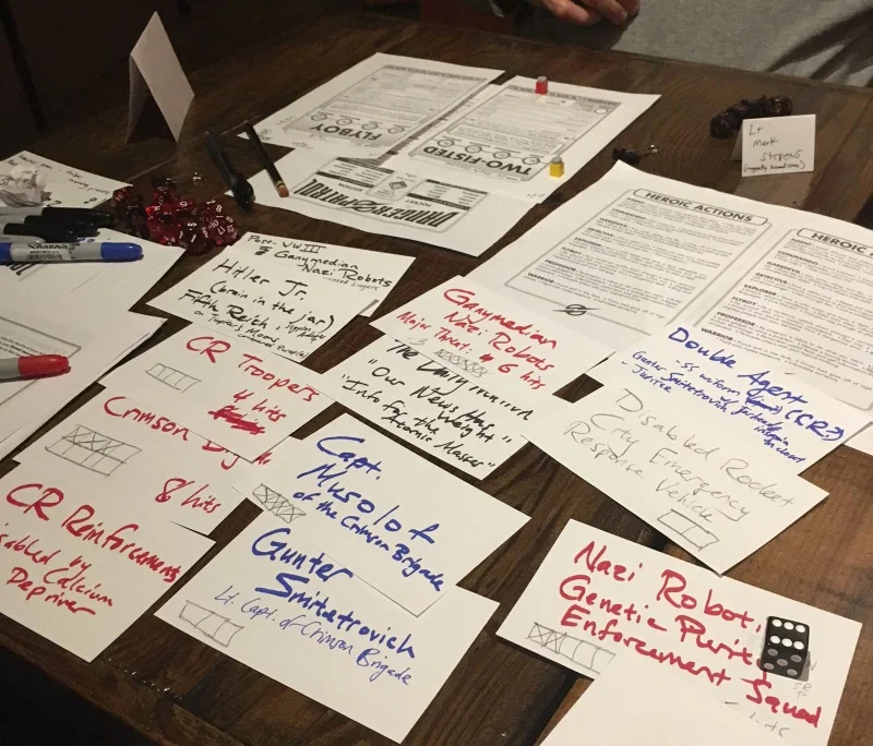 Danger Patrol threats hit the table, over and over again
