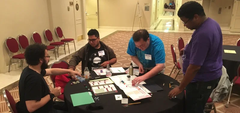 GM Ira and players Jerry, Brian and Desmond
