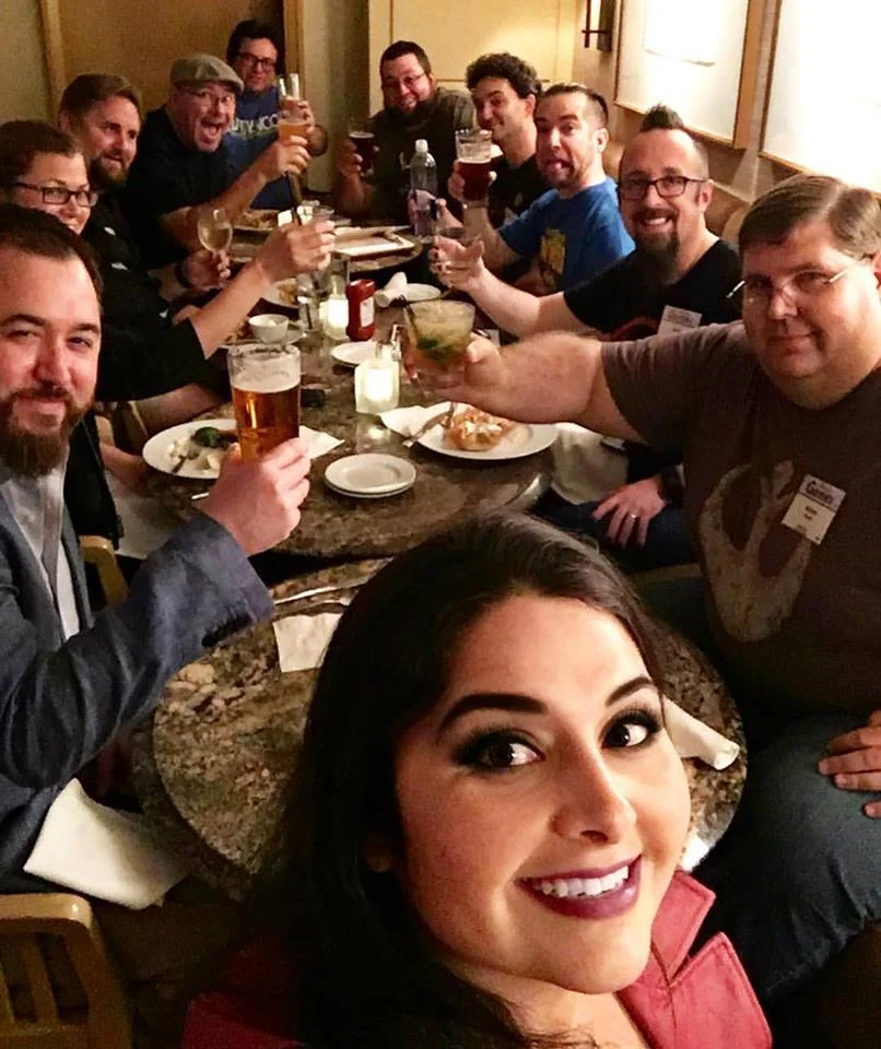 Happy Jacks crew and fans, including Kimi, Will H, Jason, Weasel, two Tims, Dave, and more! (I'm in there somewhere)