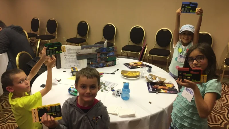 Showing off their hard earned loot on their character sheets.