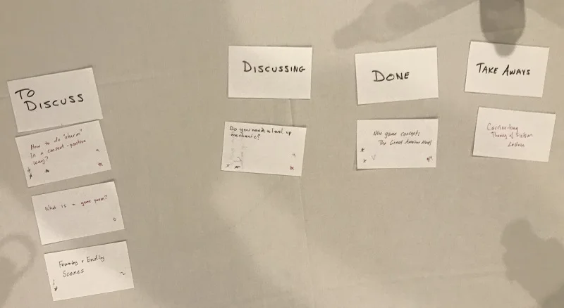 Lean Coffee in action!