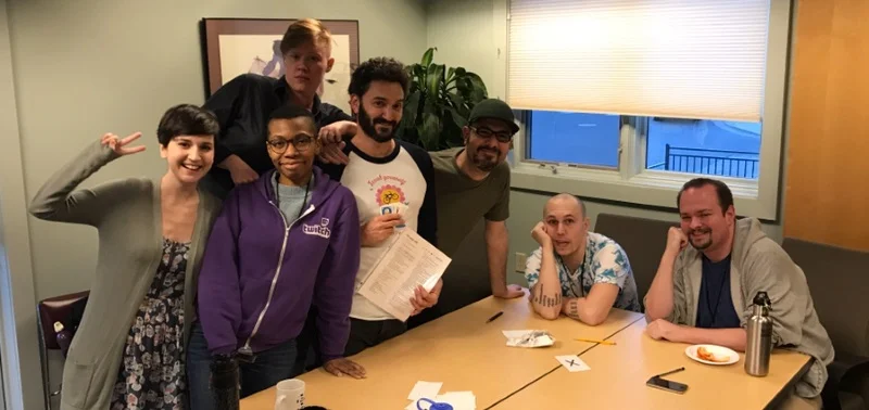 The writers room for Werebear: The Final Wife