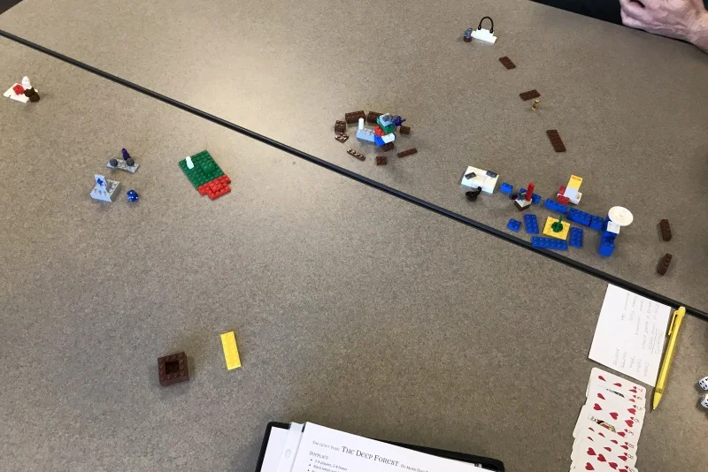 A scene from our game