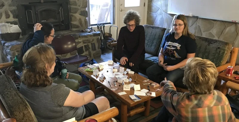 Friends from prior games playing Dialect… I was so happy for them.