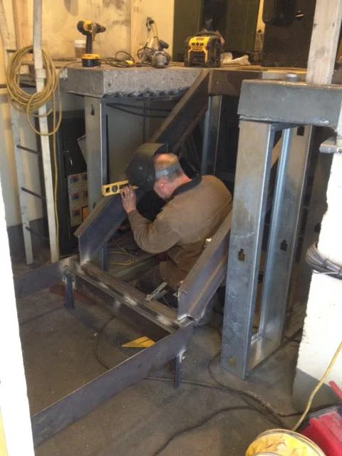 Building Stairs at the Anchorage Hilton