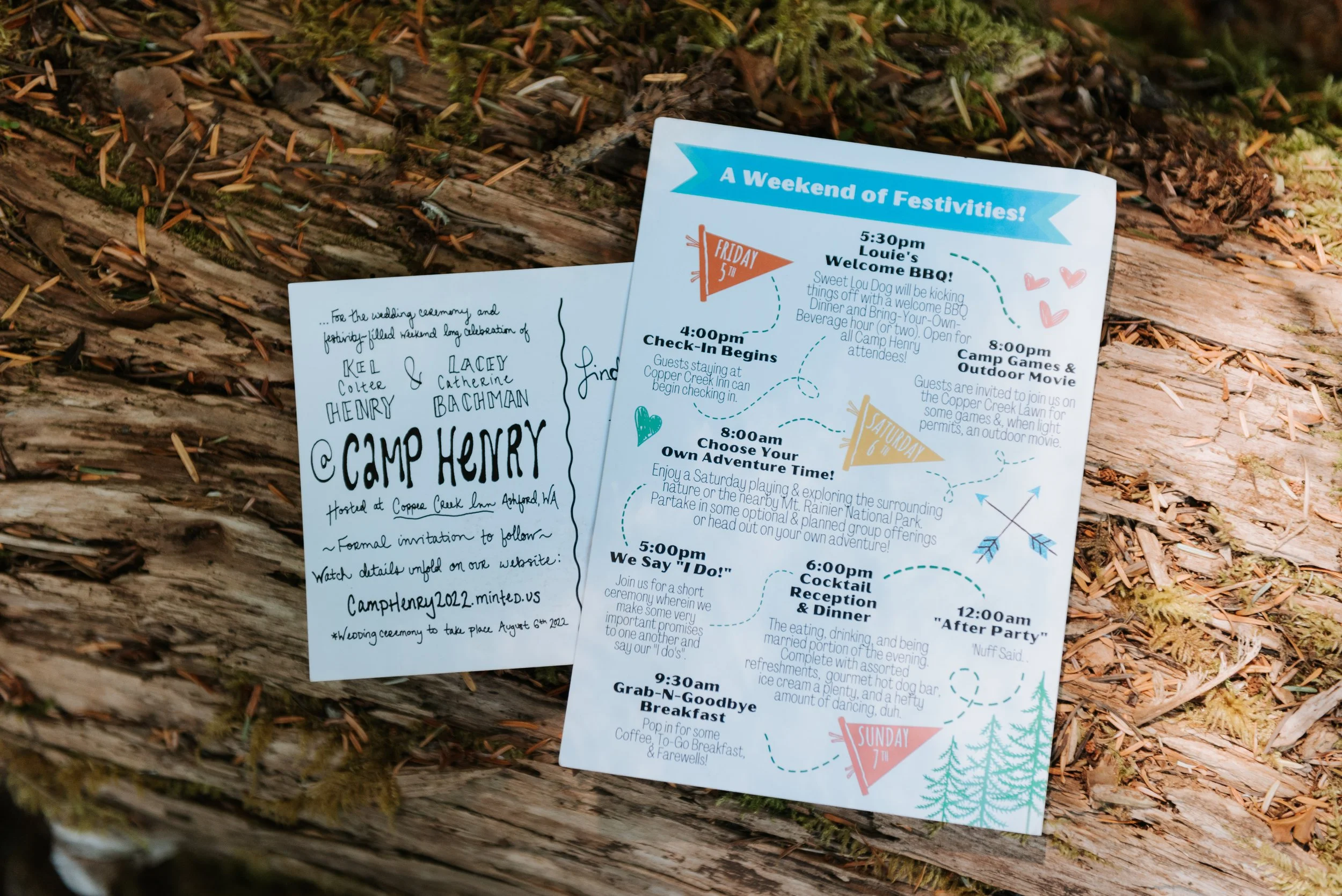 Eclectic Summer Camp-Inspired Wedding at Copper Creek Inn