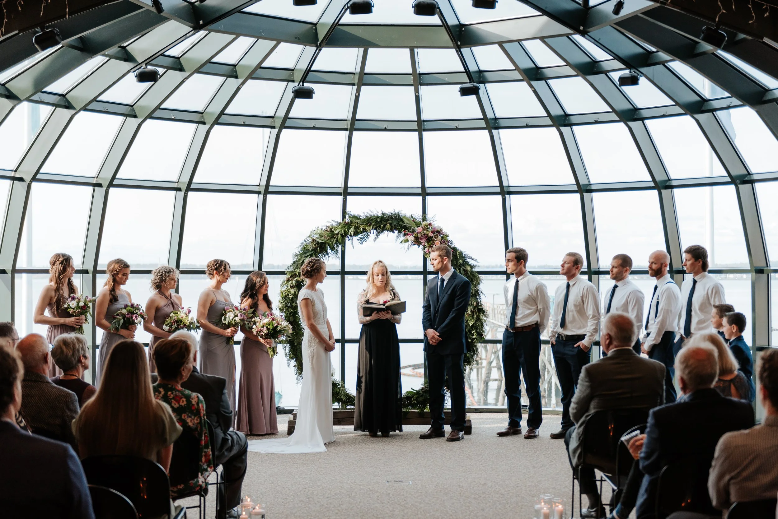Charming Bellingham Ferry Terminal Wedding