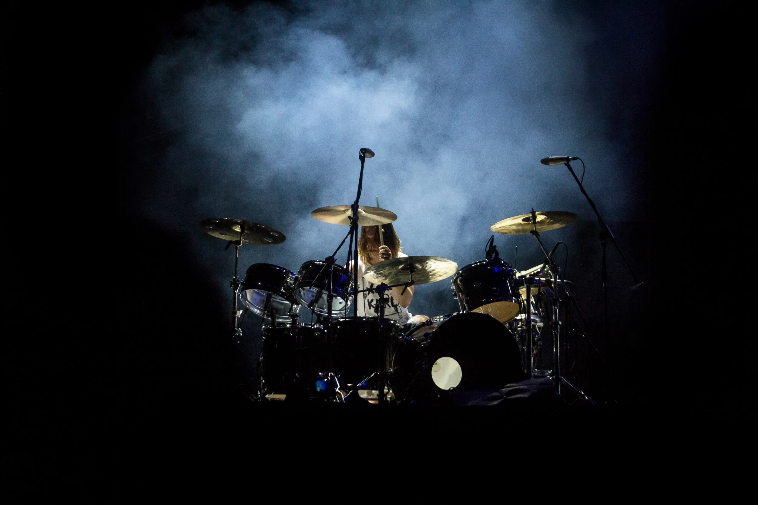 On stage with Líve in 2019