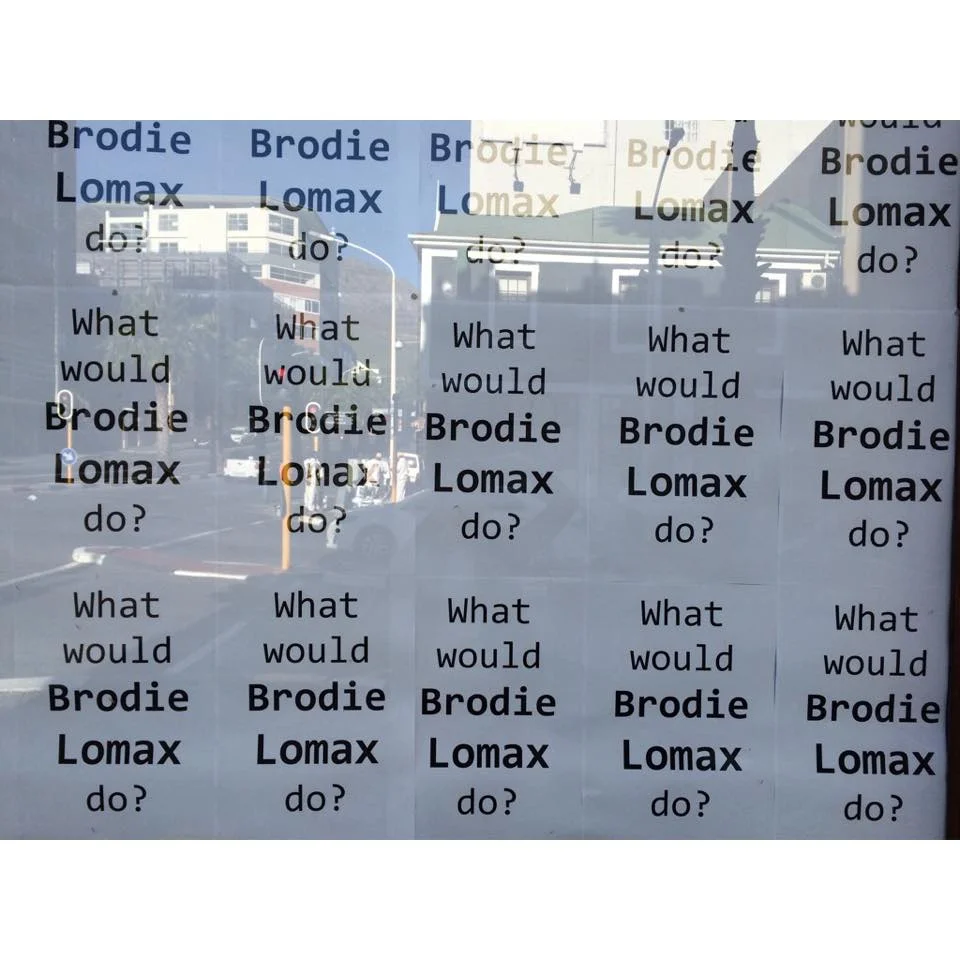 The windows of The Book Lounge for the CT launch