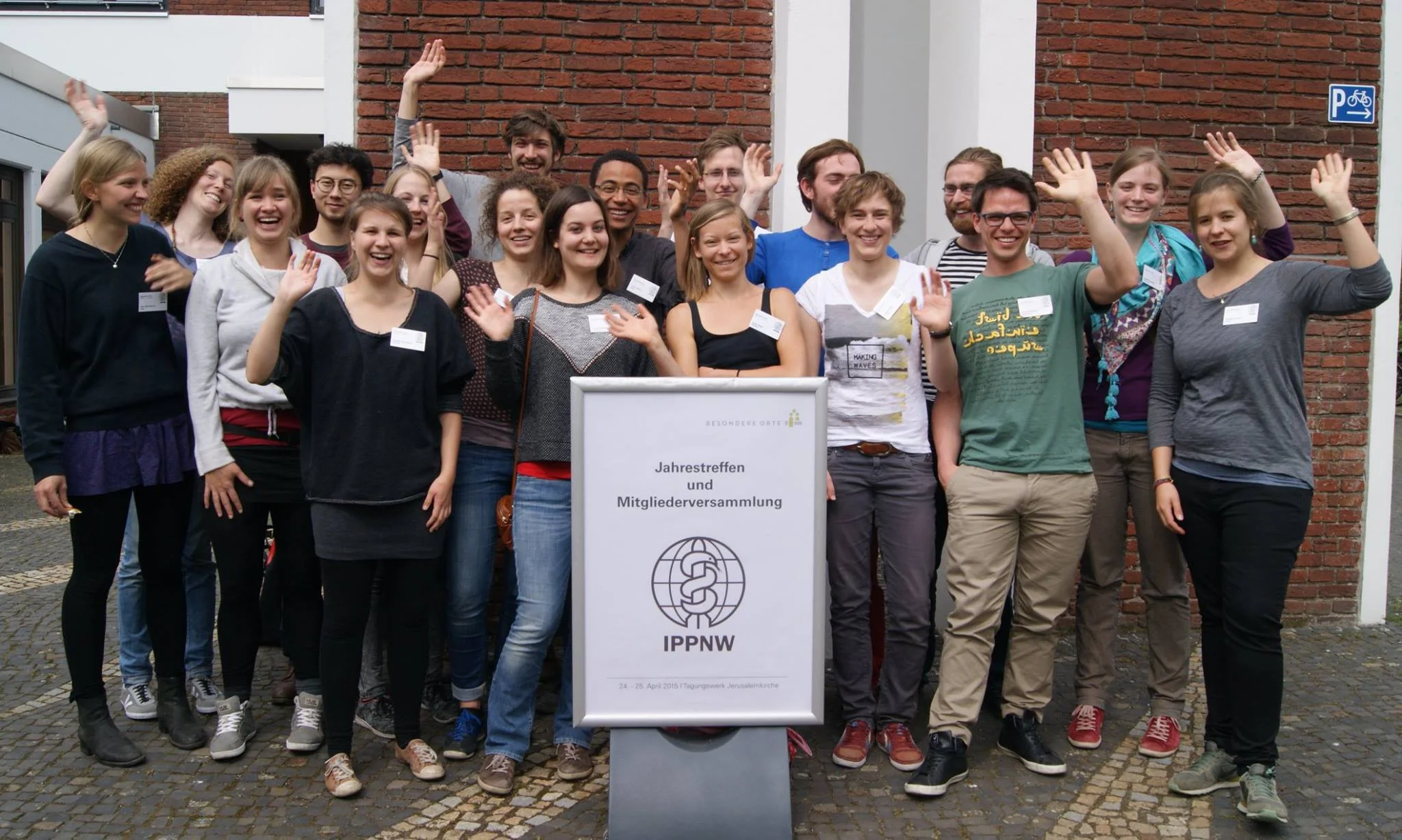 IPPNW medical students in Berlin wave goodbye to nuclear weapons # globalwave