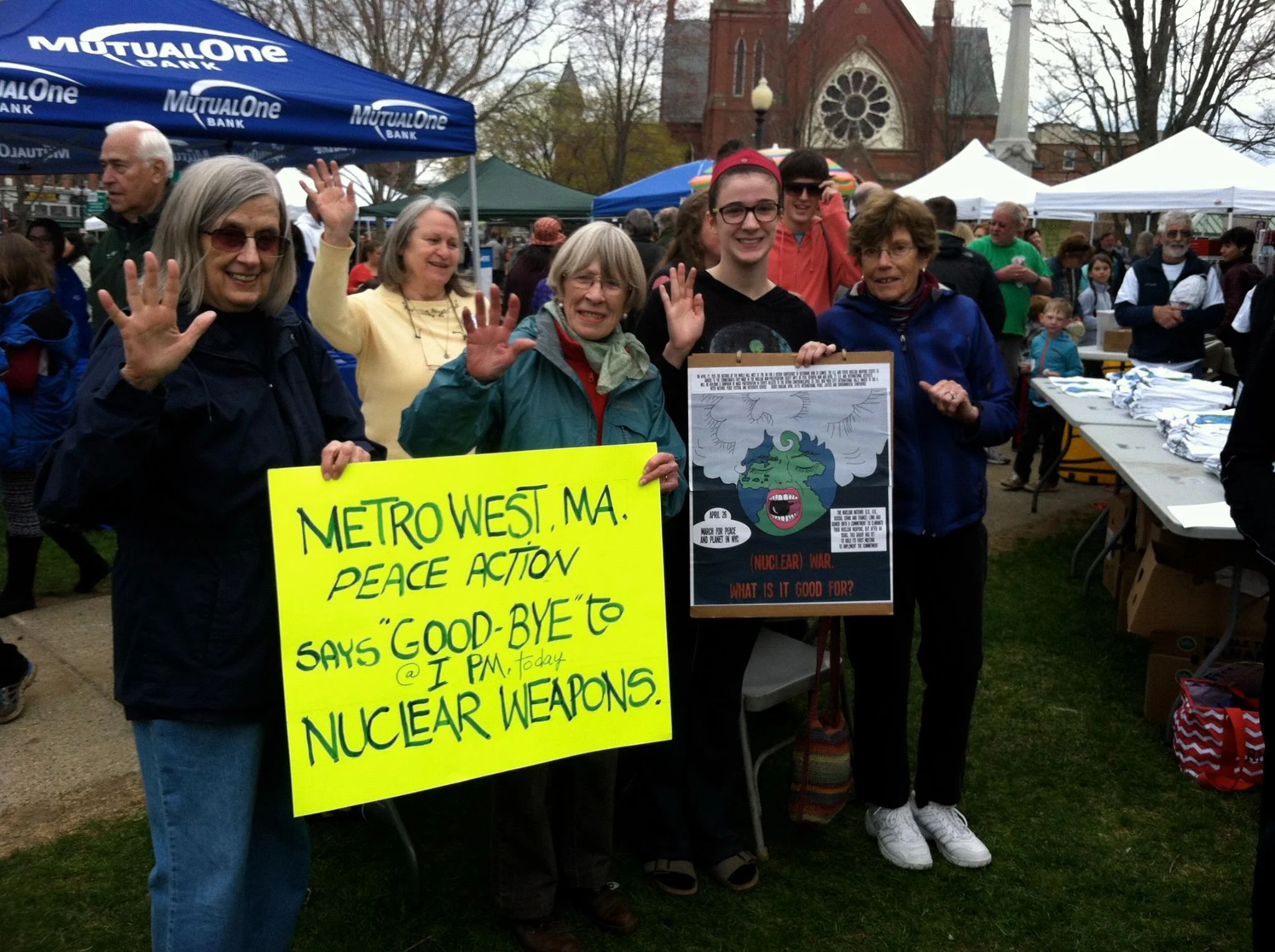 Goodbye to Nuclear Weapons from Metrowest Peace Action!