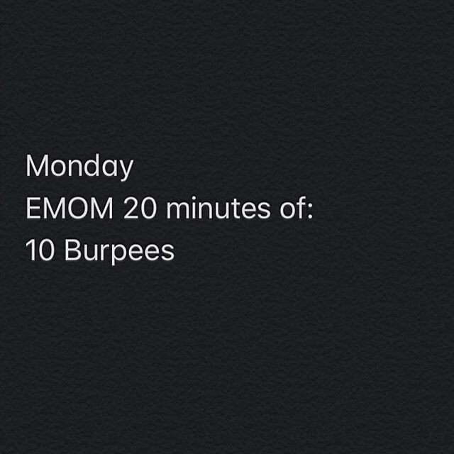 De neste to ukene kommer vi til &aring; legge ut en &oslash;kt hver dag som ikke krever noe utstyr. Dagens &oslash;kt er: EMOM20 - 10 Burpee 🙄 skaler repetisjonene dersom du ikke rekker 10 p&aring; 1min. (Du skal ha mellom 20-30s pause hver runde) #