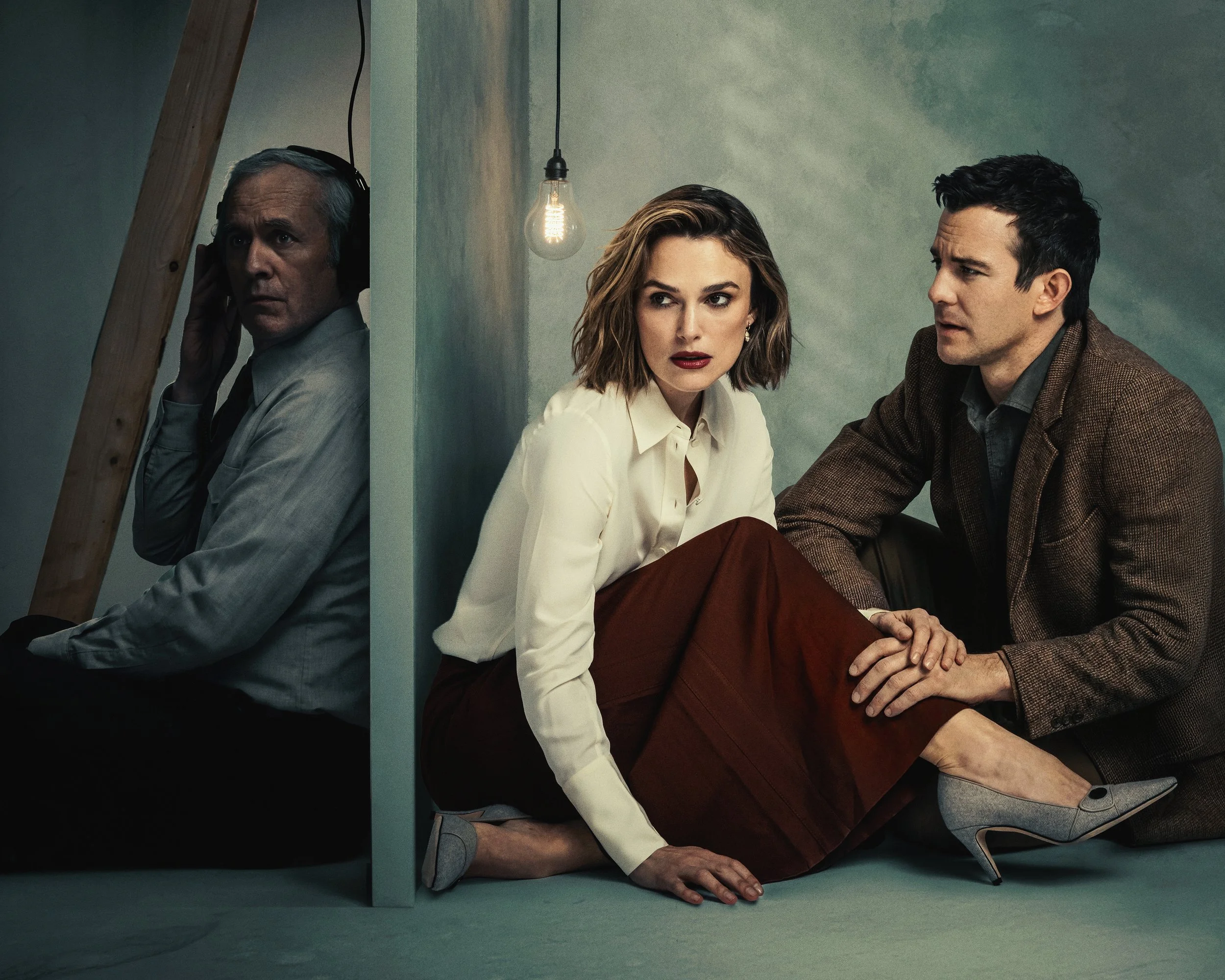 Keira Knightley, Luke Thompson and Stephen Dillane