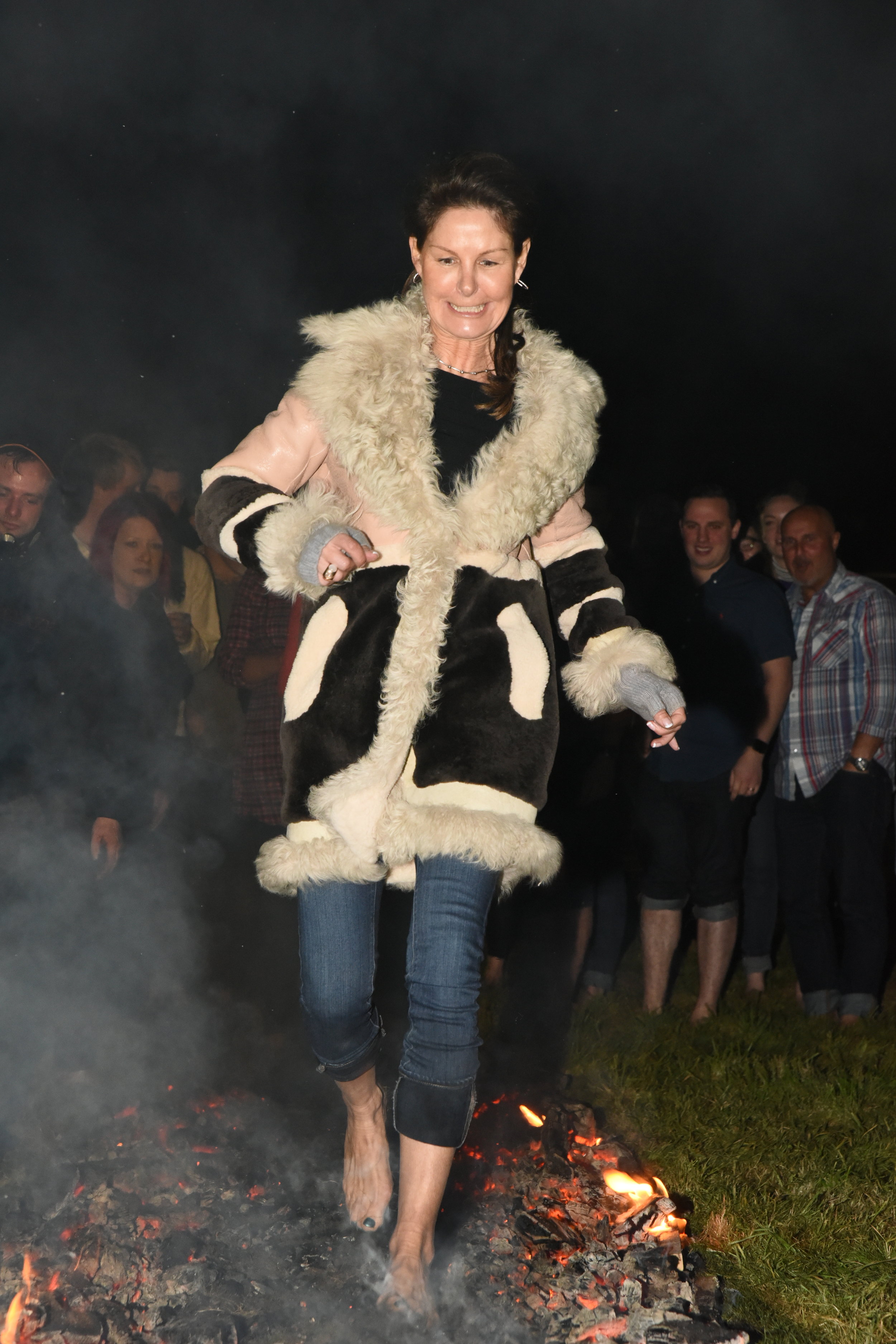 Emma Conquered The Coals For The Shakespeare Hospice 