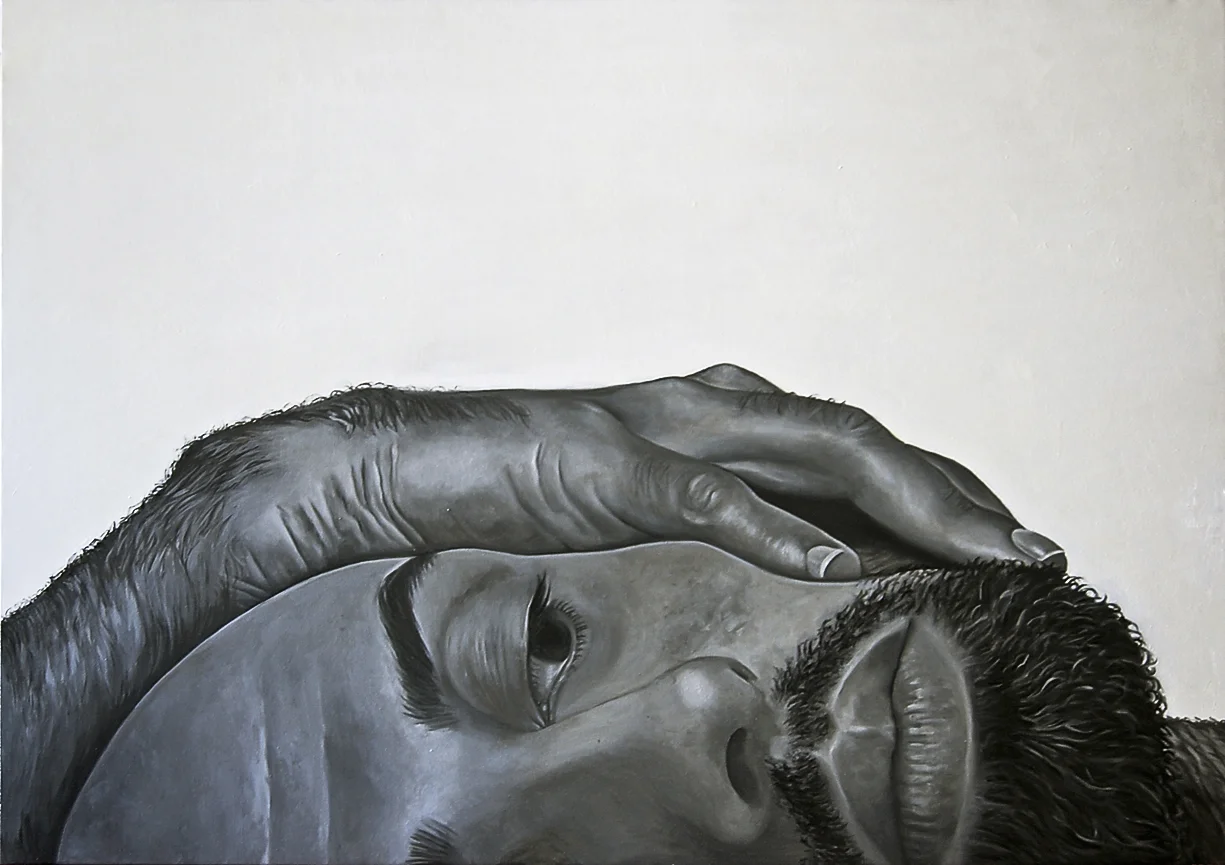 Autorretrato con mano