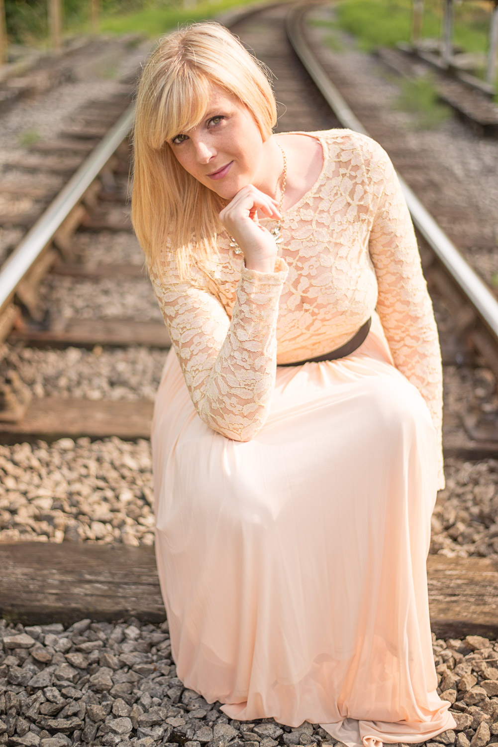 girl posing for styled photo shoot in haworth