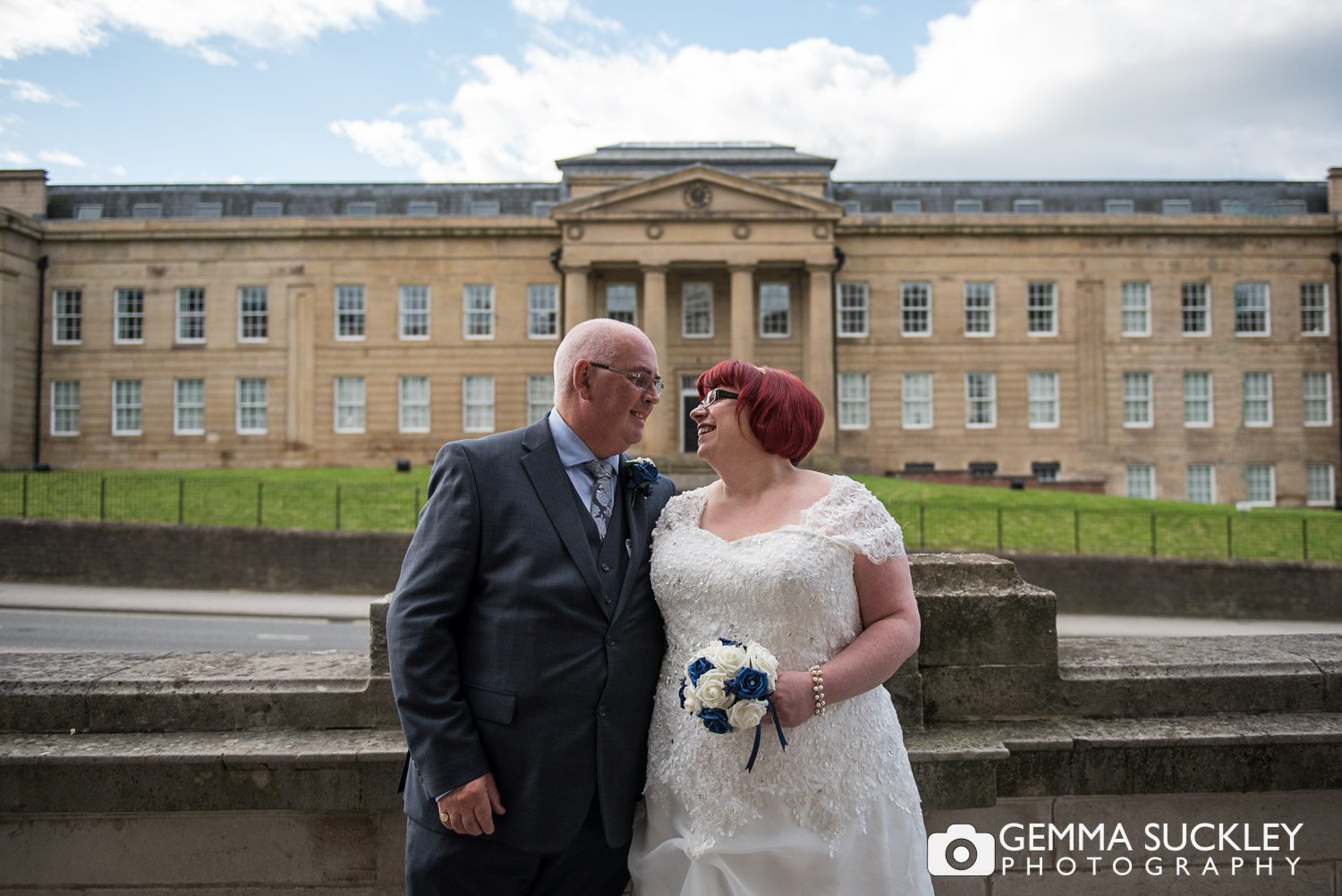 newly-weds at stockport town hall