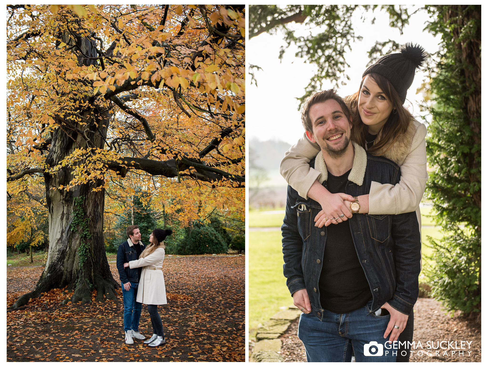 A pre-wedding photo shoot at Hazlewood Castle