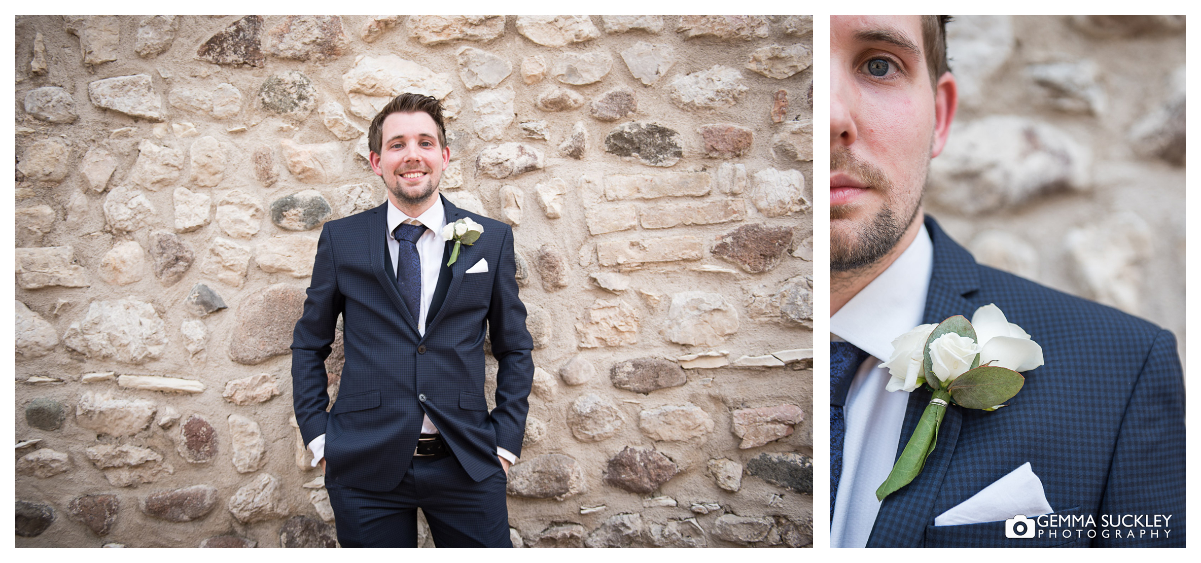 groom at his wedding abroad, Lake Garda wedding