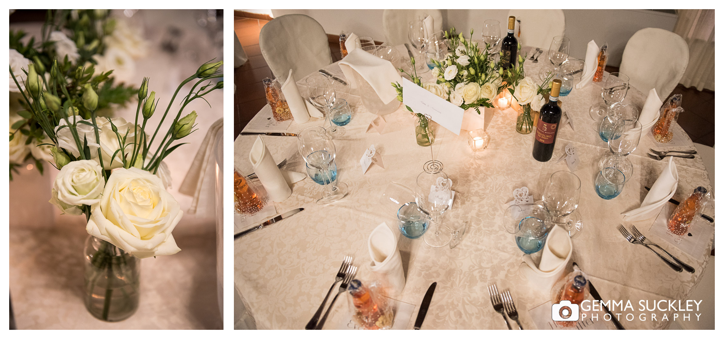 Lake Garda wedding table detail