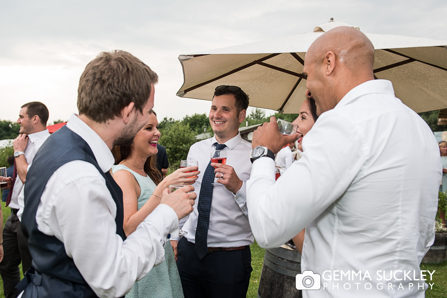 wedding guest at oaklands in east yorkshire