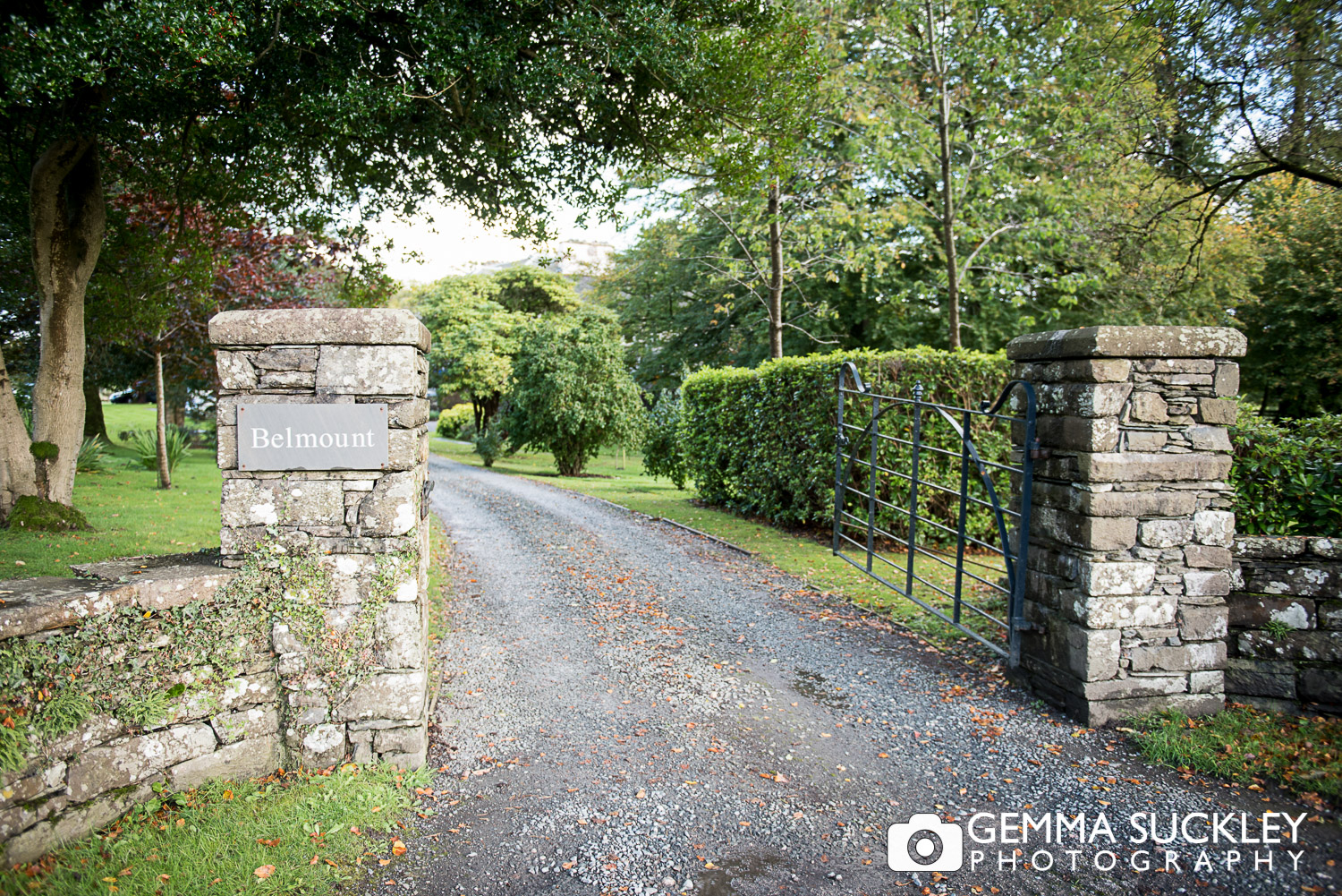 the dive way to Belmount Hall, Hawkshead