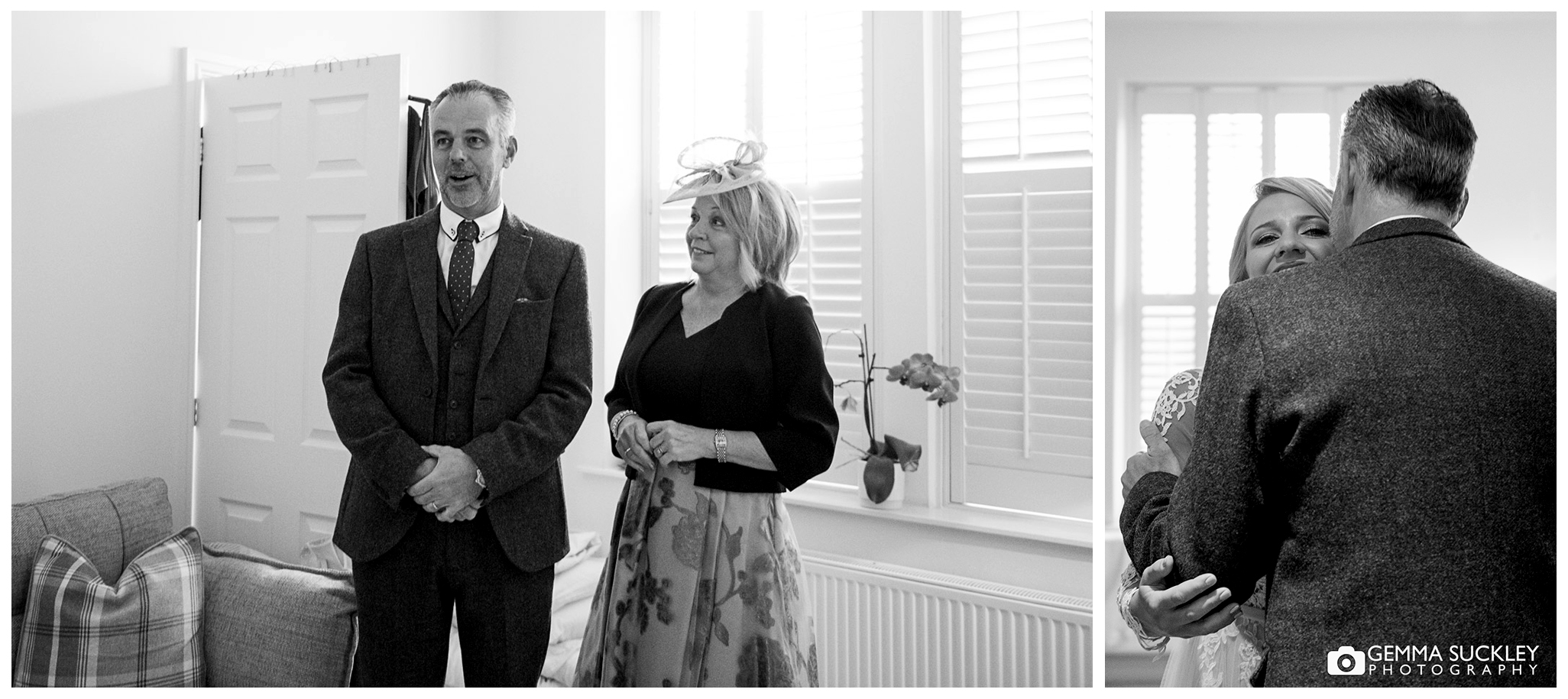 father of the bride's first look at his daughter