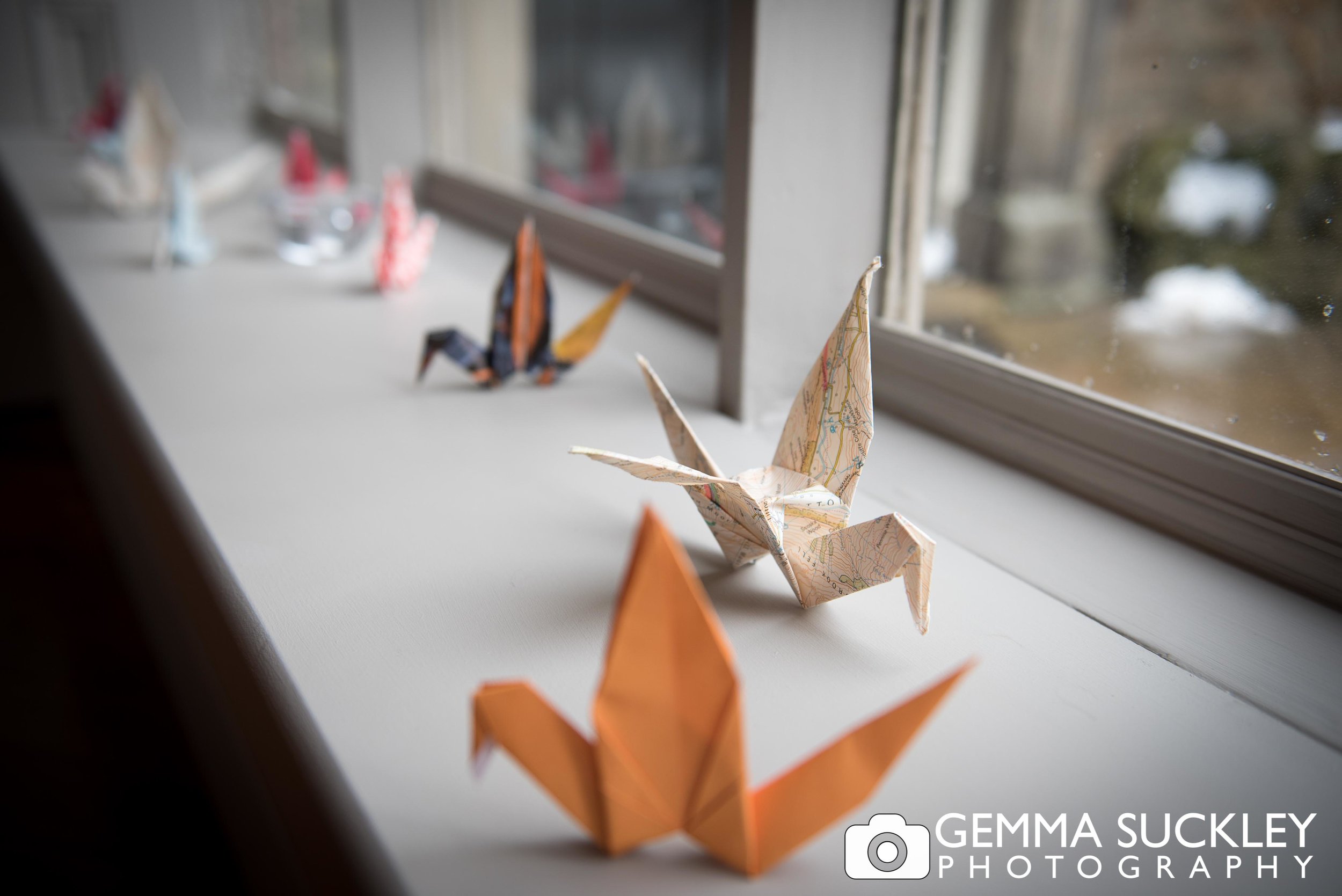 origami wedding detail photo