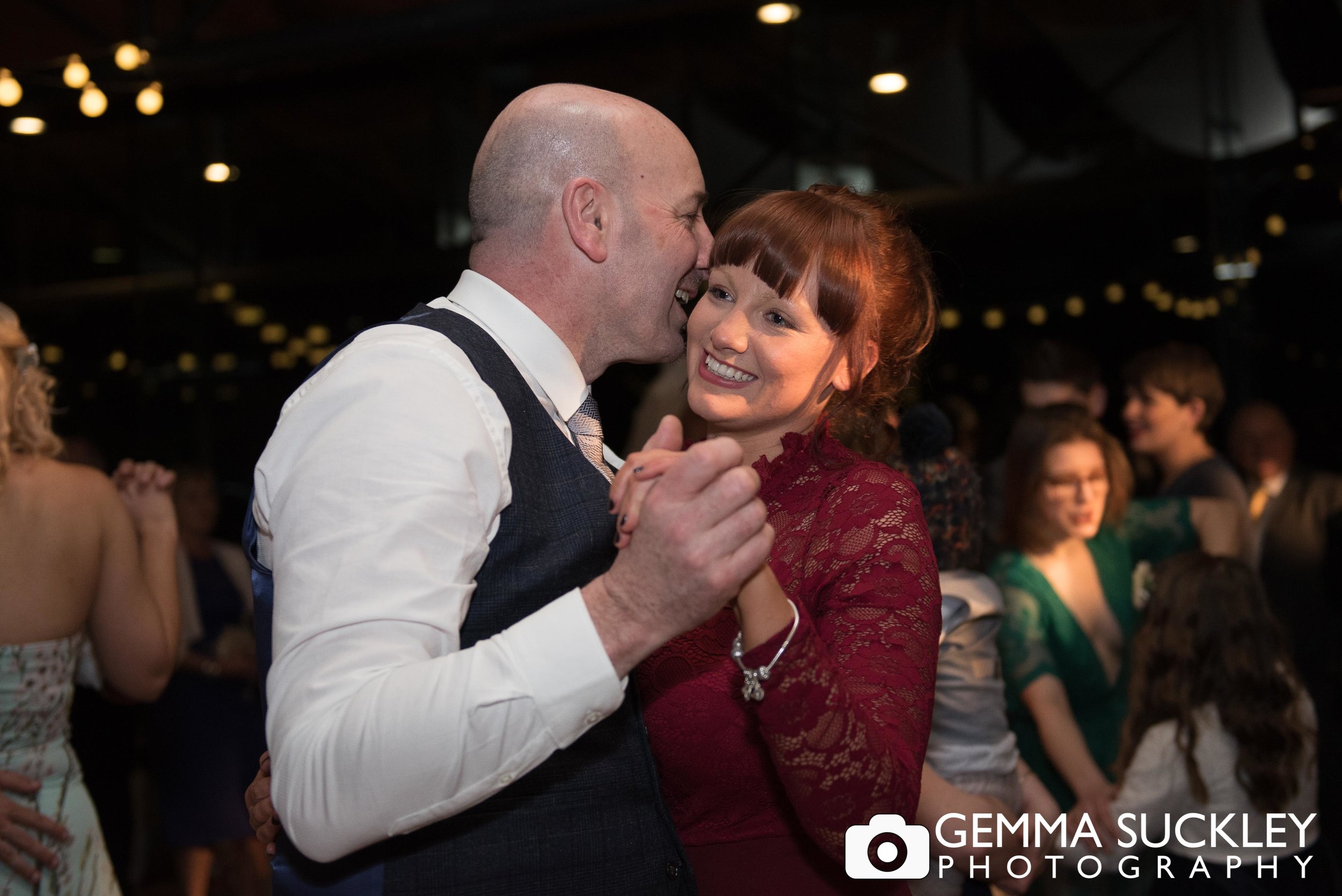 wedding guests dancing at utopia wedding