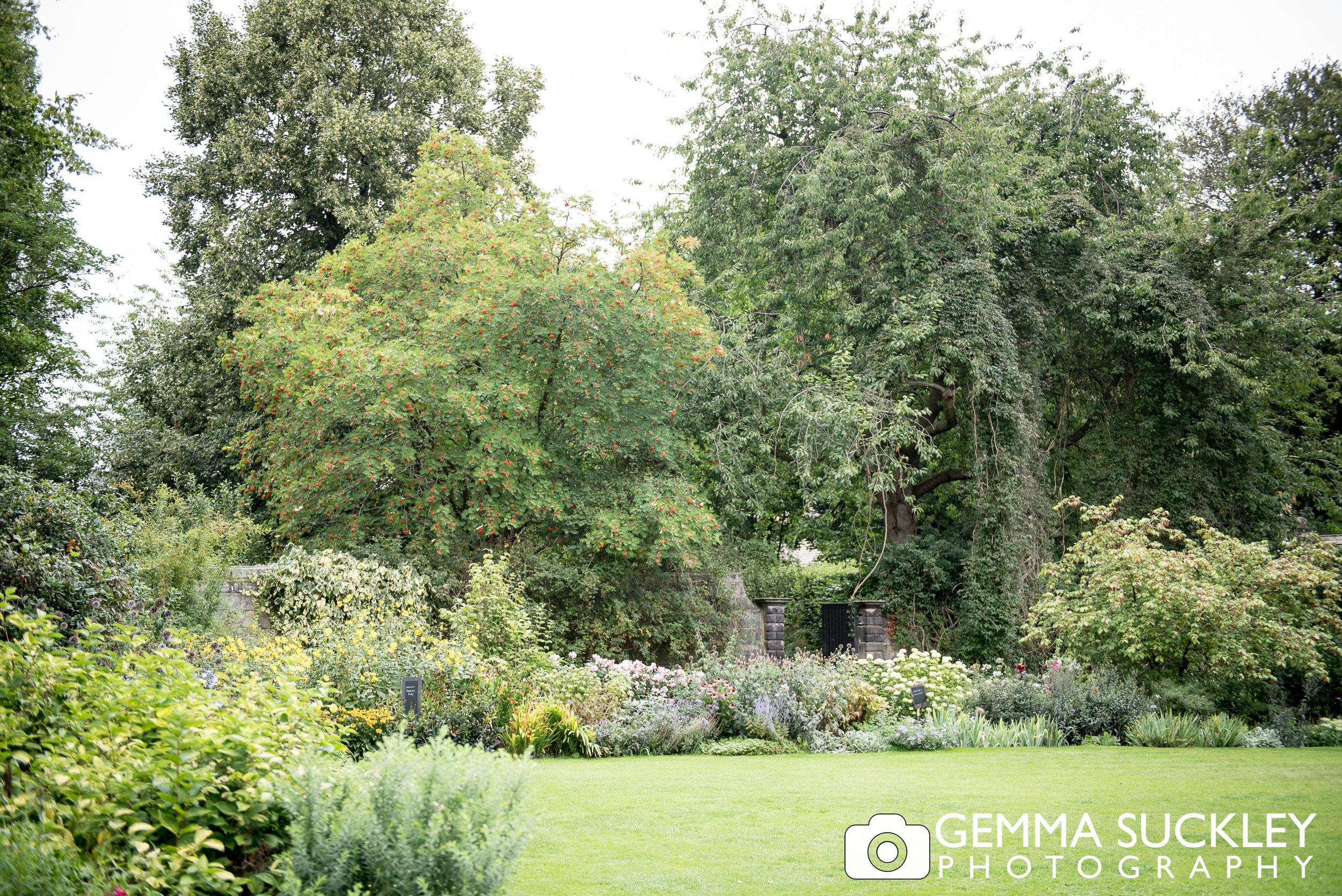 the walled garden at east riddlesden hall