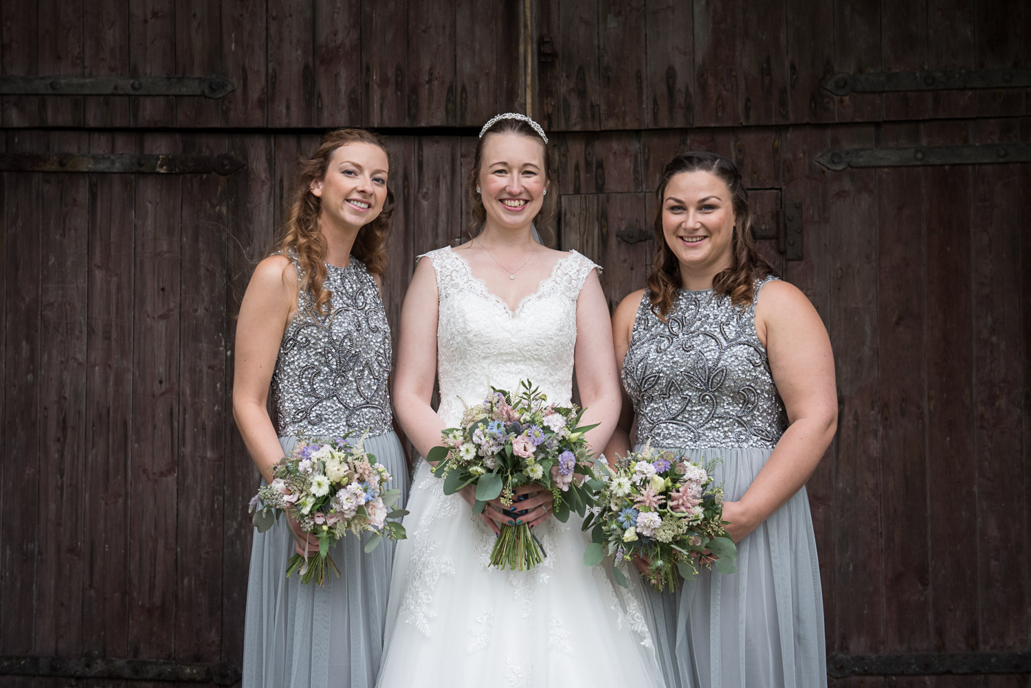 bridal party at east riddlesden hall