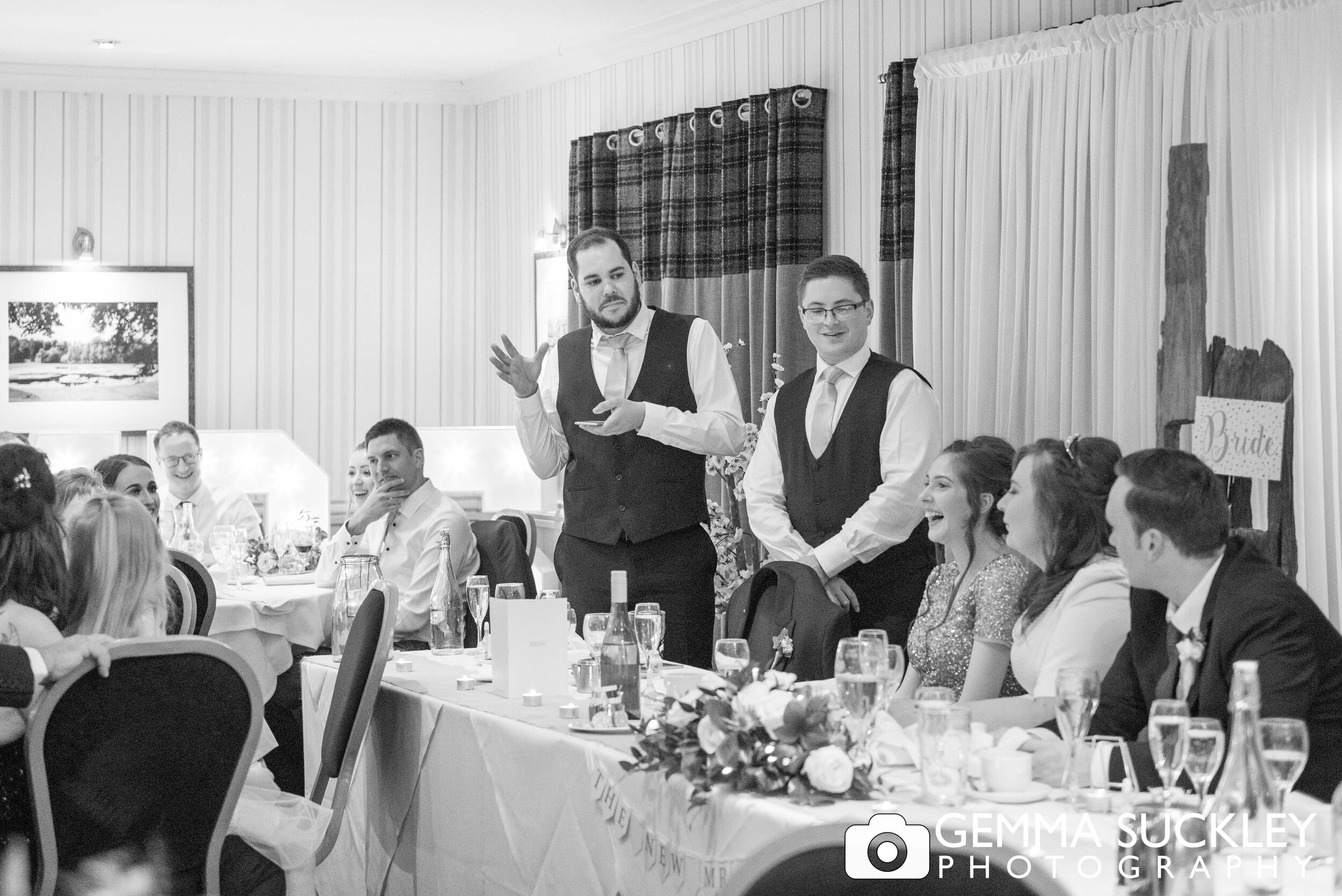 bestmen wedding speeches at otely chevin hotel wedding