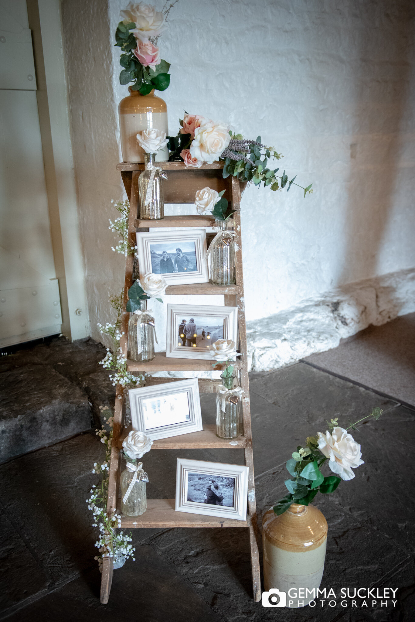 engagement photos framed at east riddlesden hall wedding