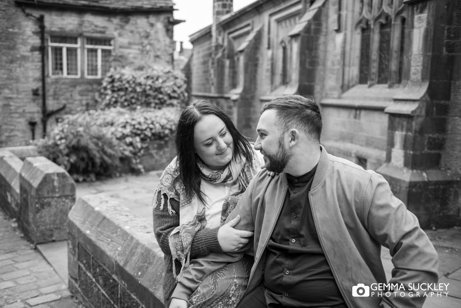 couple laughing in haworth