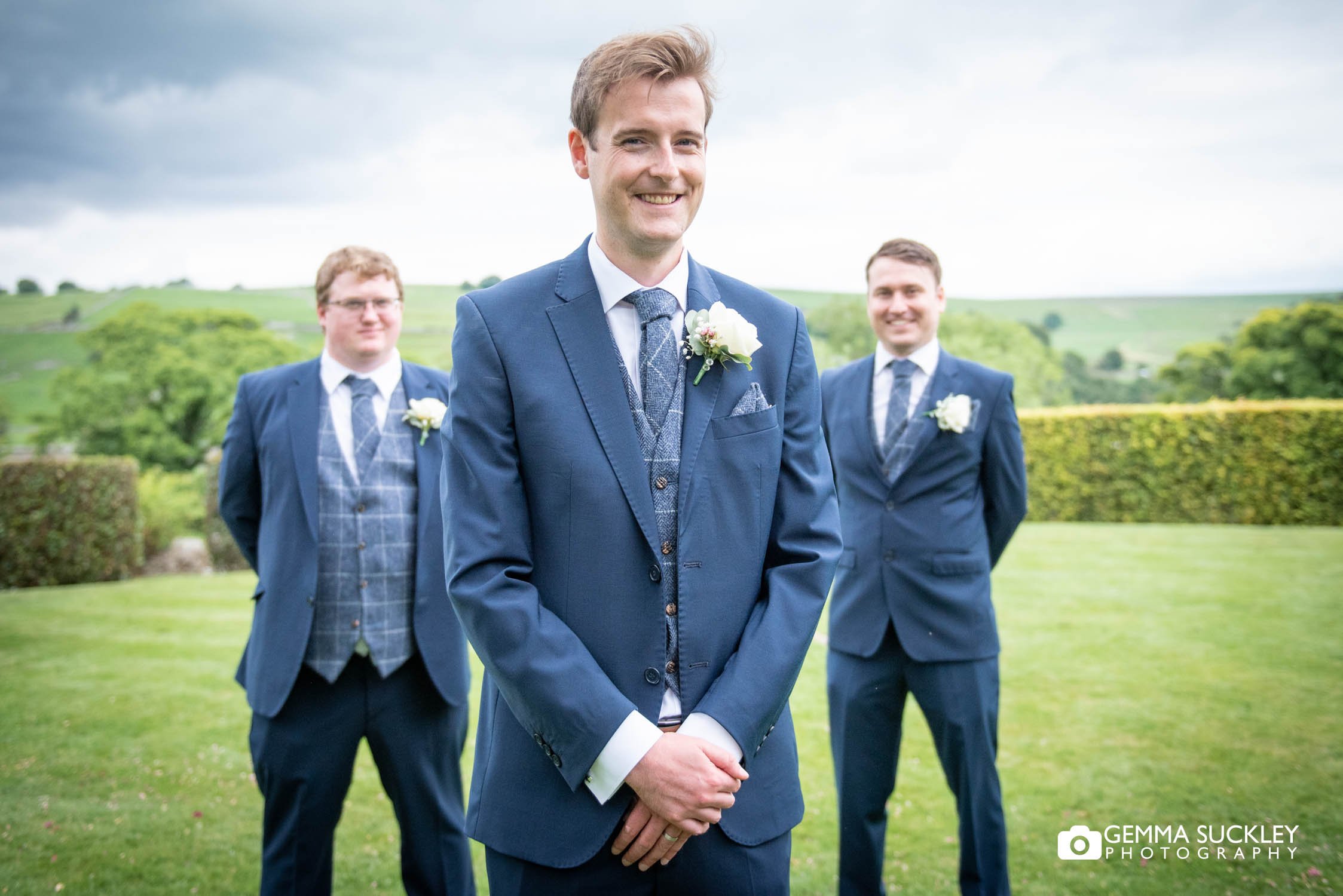 groom and his groomsmen at the devonshire fell wedding